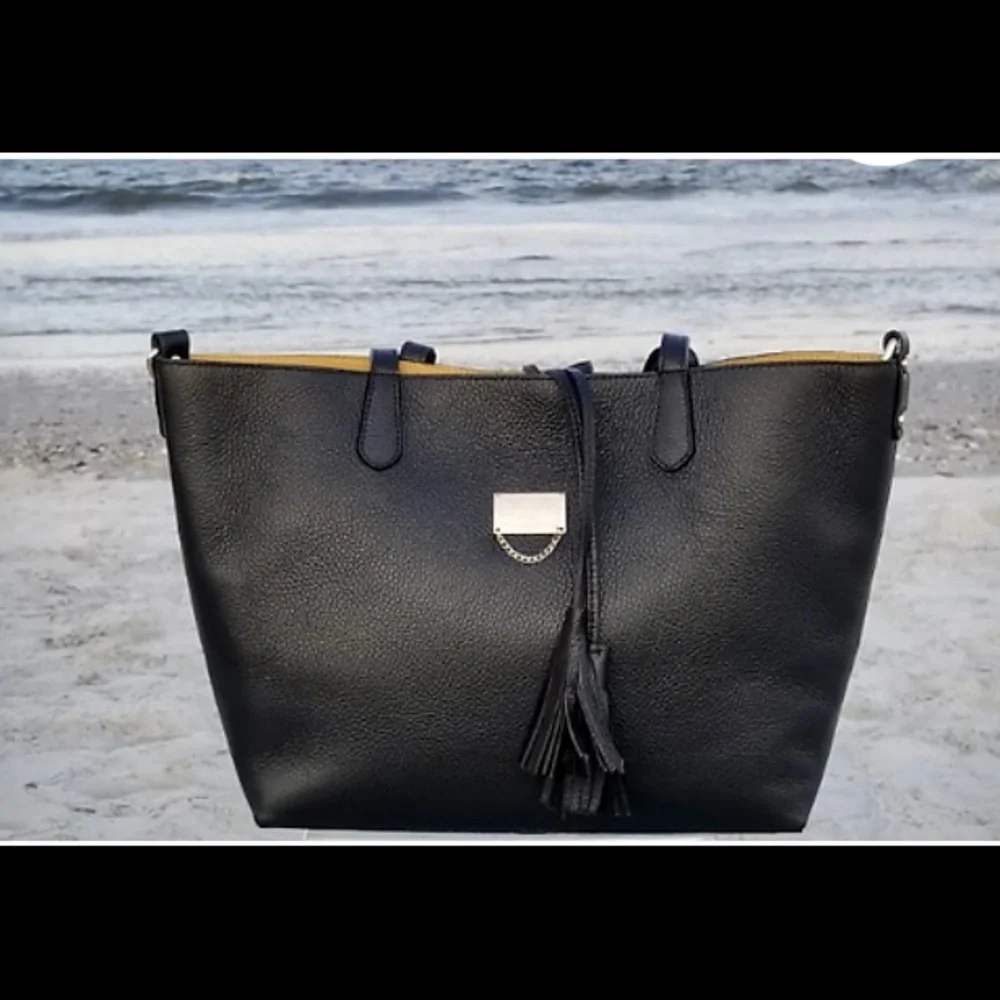 FINE ITALIAN CALFSKIN LEATHER TOTE (Looks very expensive) - Picture 11 of 14